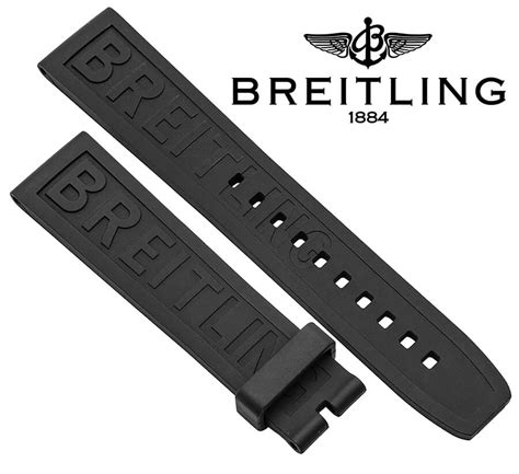 breitling watch rubber strap|replacement breitling watch straps.